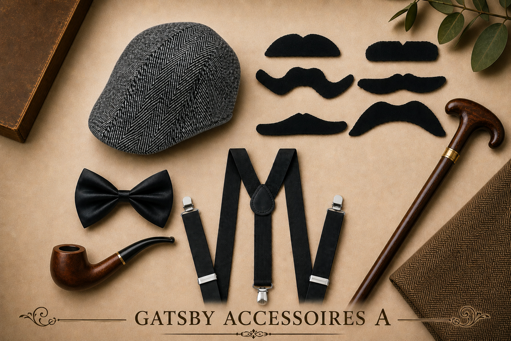 Accessoires pour les hommes années 60 80 ,Gatsby