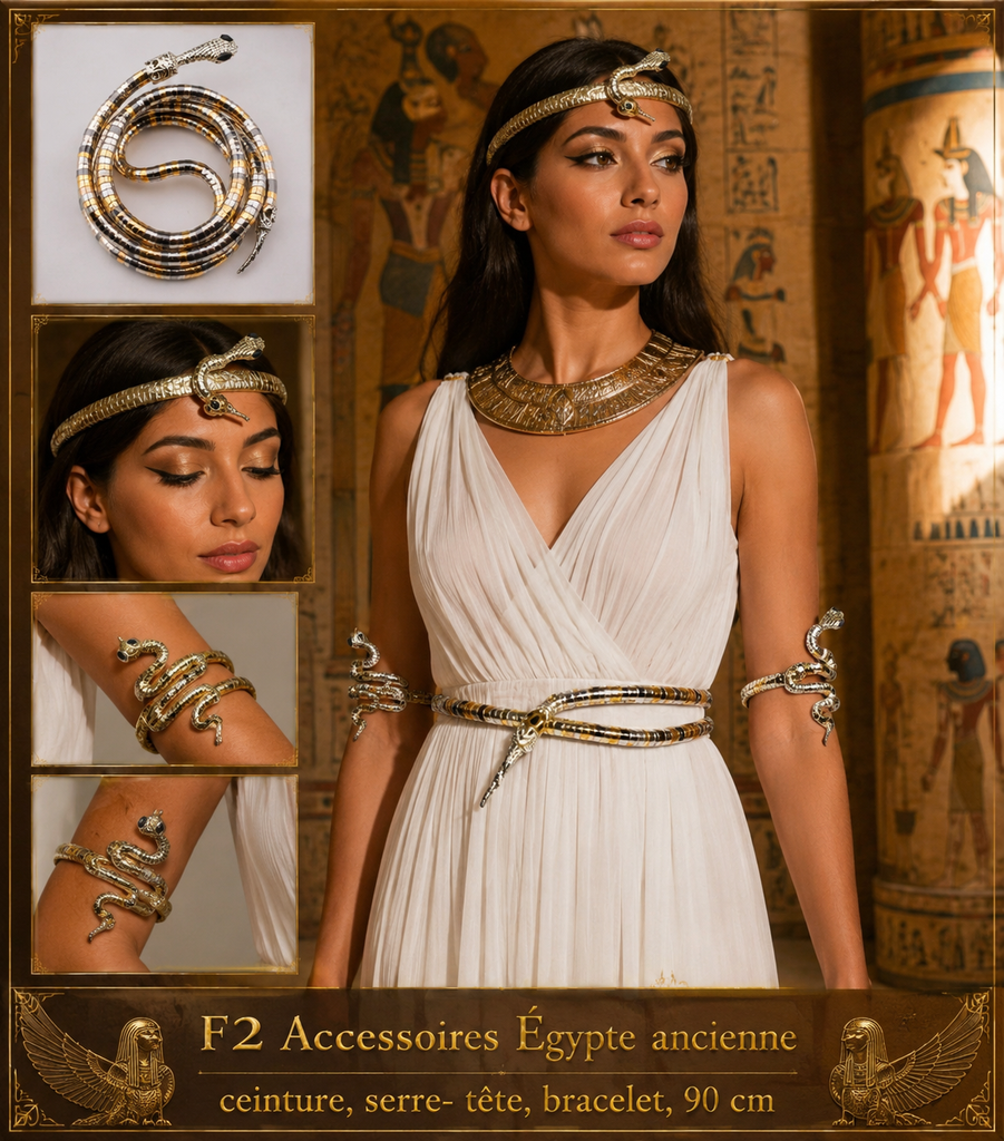 Ceinture 90 cm accessoires l'Égypte ancien