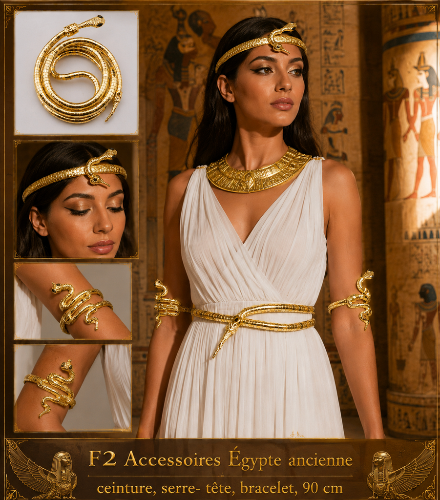 Ceinture 90 cm accessoires l'Égypte ancien