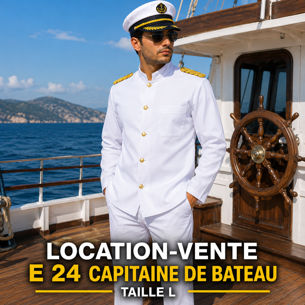 veste capitaine de bateau