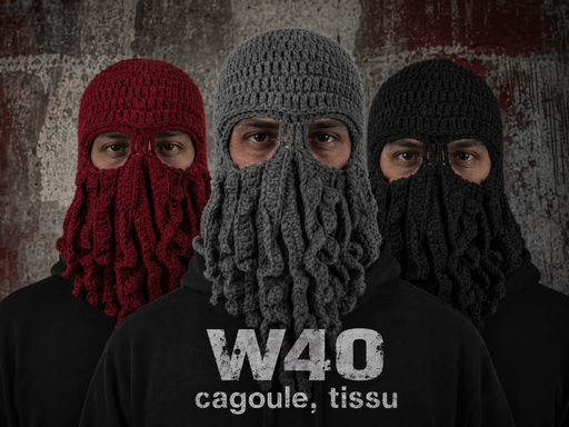 [W40] Cagoule+barb