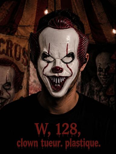 [W128] Clown tueur plastique