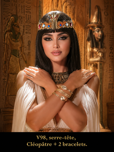 [V98] Cléopâtre +2 bracelet l'Égypte ancien