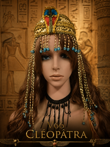 [V66] Serre-tête +accessoires Égypte ancien