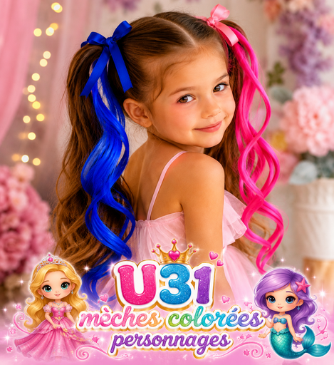[U31] Mèche colorée personnage