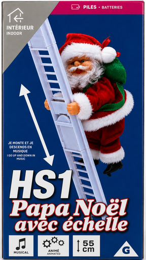 [HS1] Papa Noël sur échelle