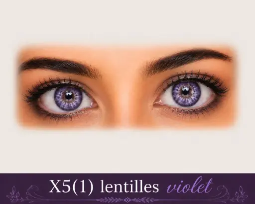 [X5(1)] Lentilles violet