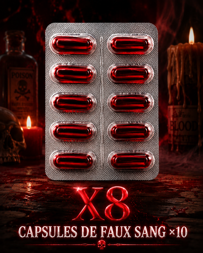 Faux  sang capsule x 10