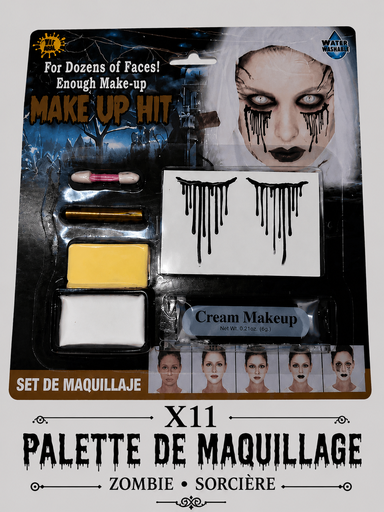 [X11] Palette dé maquillage zombie sorcière