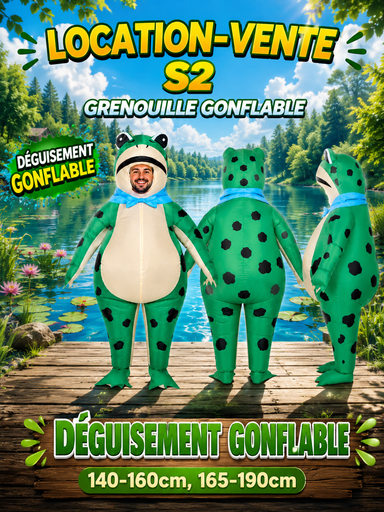 [S2] Grenouille déguisement gonflable