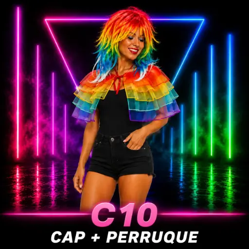 [B10] Cap + perruque